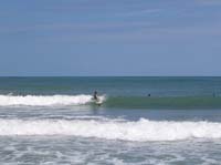 surfing at puerto viejo